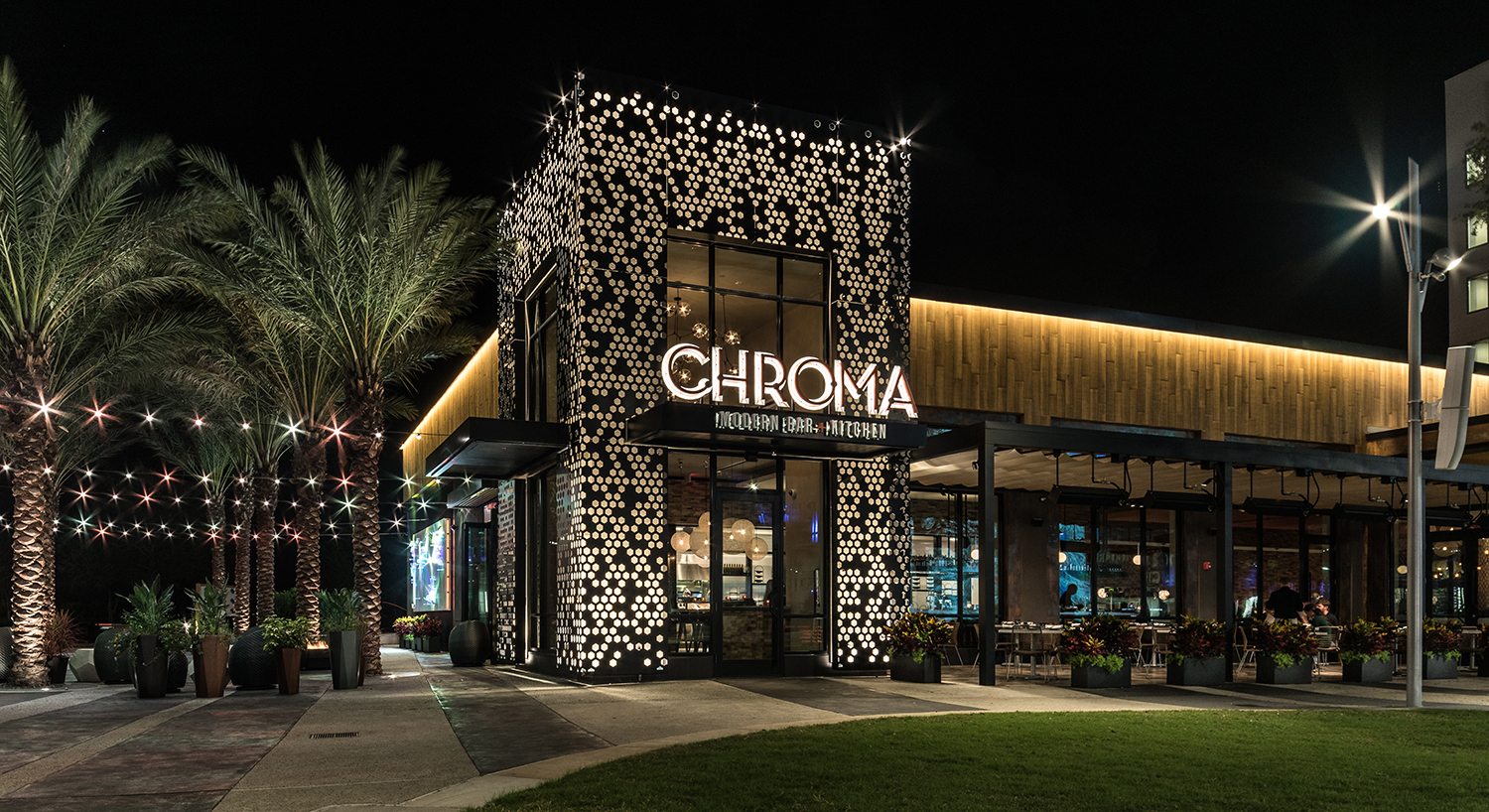 chroma modern bar and kitchen lake nona